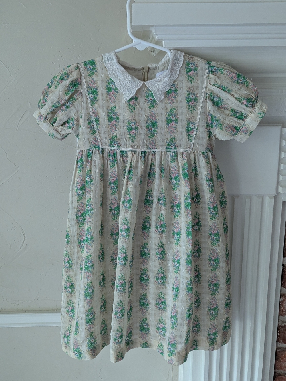 Papillon | Nordica Scalloped Collar Floral Printed Dress